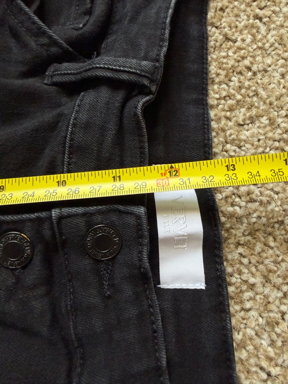 Vervet High Rise Button Fly Flare 15/32 - Picture 6 of 6